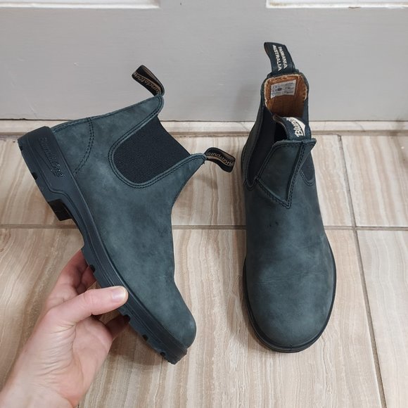 Blundstone Shoes - Blundstone Chelsea Rustic Black Boot